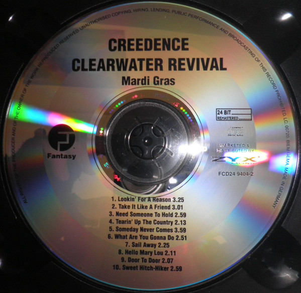 Creedence Clearwater Revival - Mardi Gras (CD, Album, RE, RM, Dig)