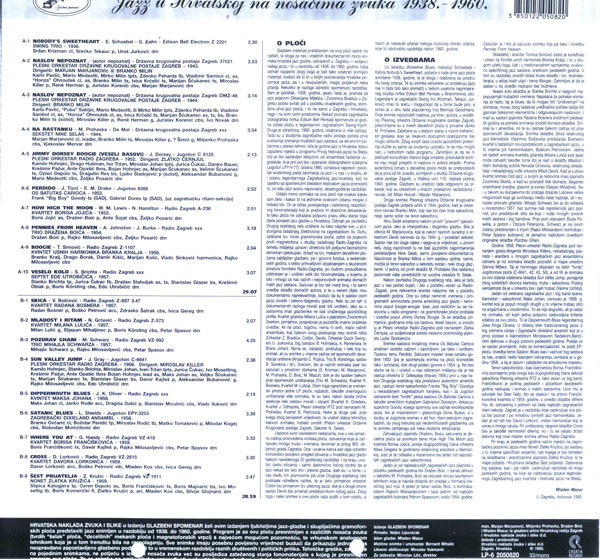 Various - Jazz U Hrvatskoj Na Nosačima Zvuka 1938.-1960. (LP, Mono)