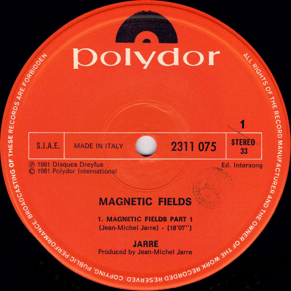 Jarre* - Magnetic Fields (LP, Album)