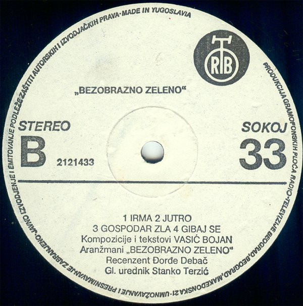 Bezobrazno Zeleno - bz1 (LP, Album)