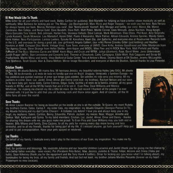 Ill NiÃ±o - Confession (CD, Album, Enh)