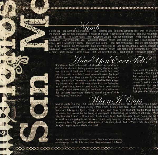Ill NiÃ±o - Confession (CD, Album, Enh)