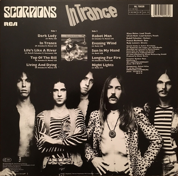 Scorpions - In Trance (LP, Album, RE)