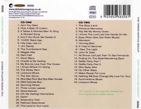 The Vipers Skiffle Group - Don't You Rock Me Daddy-O (2xCD, Comp)
