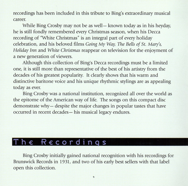 Bing Crosby - The Definitive Collection (CD, Comp)