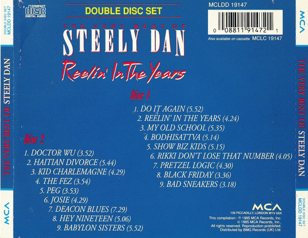 Steely Dan - The Very Best Of Steely Dan - Reelin' In The Years (2xCD, Comp, RE)