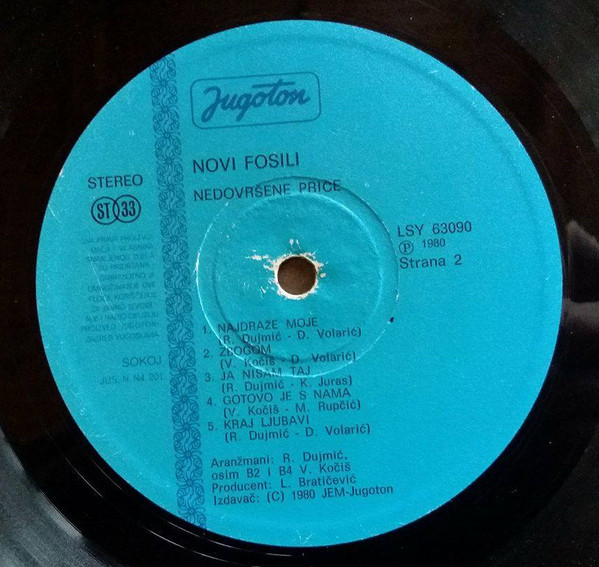 Novi Fosili - Nedovršene Priče (LP, Album)